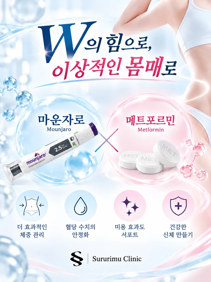 마운자로 × 메트포르민 병용 플랜